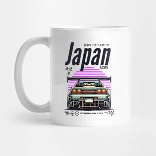 Retro Futuristic Cyberpunk JDM Japanese Mug